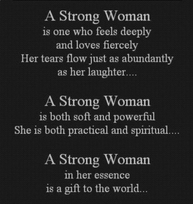 Strong woman
