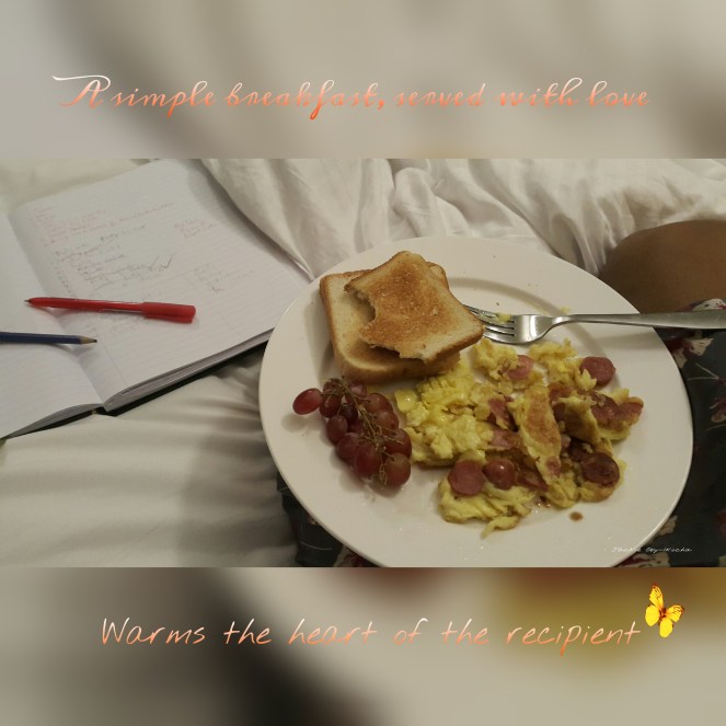 Breakfast in bed