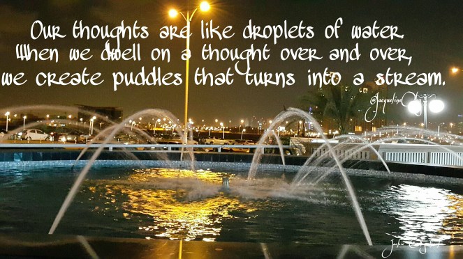 Fountain of thoughts.