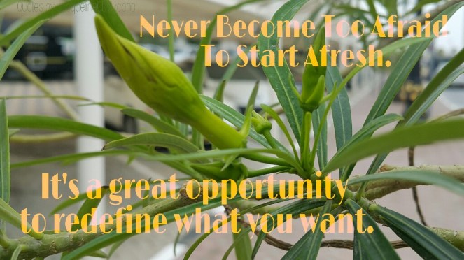 New beginning, redefine you, fresh start, new opportunities, Quotes