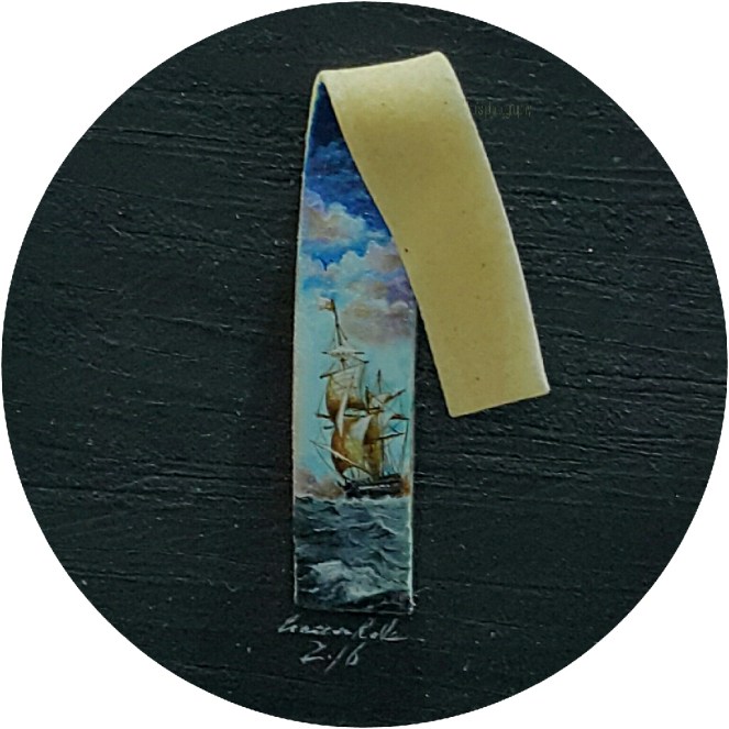 Art on spaghetti, artist, beautiful, unusual 