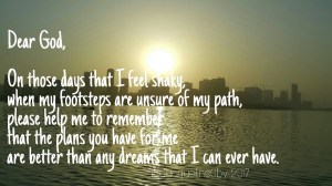 Personal Thoughts, Dear God, Ambitions, Afraid, Dreams, Aspirations