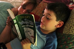 Kid Reading, Diary of A Wimpy Kid