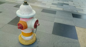 Firemen, Doily, hydrant
