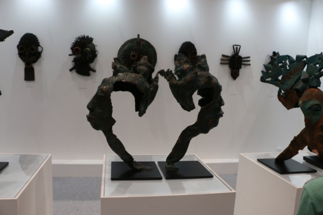 Iron Mask, Bronze Work, Artwork, Deity,